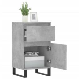 Berkfield Home Sideboard Concrete Grey 40x35x70 cm Engineered Wood - Size: 40 x 35 x 70 cm - thumbnail 4