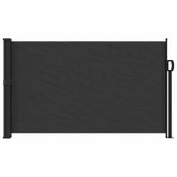 Berkfield Home Retractable Side Awning Black 117x300 cm - thumbnail 1