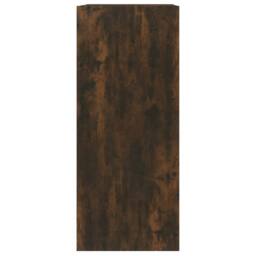 Berkfield Home Book Cabinet/Room Divider Smoked Oak 40x30x72 cm in Brown - Size: 40 x 30 x 72 cm - thumbnail 4