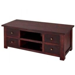 IH Design Mardig Dark Wood Tv Cabinet with Drawers in Brown - thumbnail 6