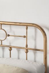 SlumberWorx Ware Victorian Industrial Design Metal Bed Frame in Bronze - Size: King - thumbnail 4
