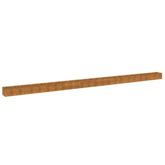 Berkfield Home Garden Raised Bed 960x50x36 cm Corten Steel in Brown - Size: 960 x 50 x 36 cm