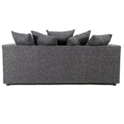 Furnishings For Less UK Byron Dundee Chenille Fabric 3 Seater Sofa Scatter Back Grey or Light Grey - thumbnail 2