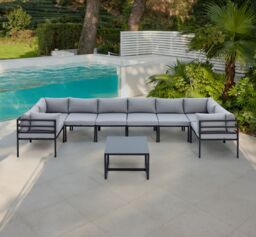 Home Detail Catalon Grey Modular Aluminium Garden Sofa Set - thumbnail 3