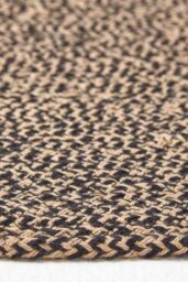 Homescapes Melange Braided Round Rug in Natural - Size: 150 cm diameter - thumbnail 4
