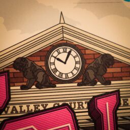 Back To The Future 40th Anniversary Hill Valley Limited Edition & Numbered A3 Art Print - thumbnail 2