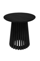Julian Bowen Ollie Round Side Table in Black - thumbnail 2