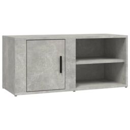 Berkfield Home TV Cabinets 2 pcs Concrete Grey 80x31.5x36 cm Engineered Wood - thumbnail 6