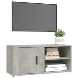 Berkfield Home TV Cabinets 2 pcs Concrete Grey 80x31.5x36 cm Engineered Wood - thumbnail 4
