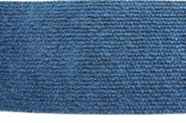 RugsX Wall-To-Wall Malta Navy Rug in Blue - Size: 150 cm x 400 cm - image 1