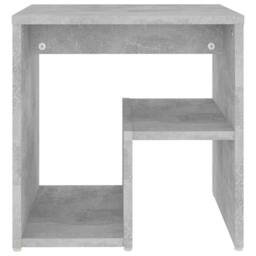 Berkfield Home Bed Cabinets 2 pcs Concrete Grey 40x30x40 cm Engineered Wood - Size: 40 x 30 x 40 cm - thumbnail 4