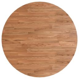 Berkfield Home Round Table Top Light Brown √ò90x1.5 cm Treated Solid Wood Oak - Size: 90x1.5 cm - thumbnail 2