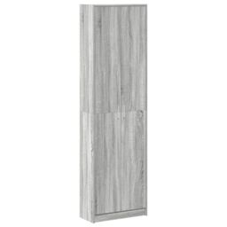 Berkfield Home Wardrobe Grey Sonoma 55x25x189 cm Engineered Wood - Size: 55 x 25 x 189 cm - thumbnail 2
