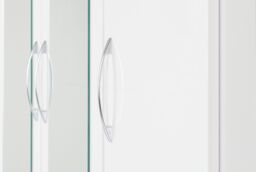 Seconique Nevada 3 Door 2 Drawer Mirrored Wardrobe in White - thumbnail 7