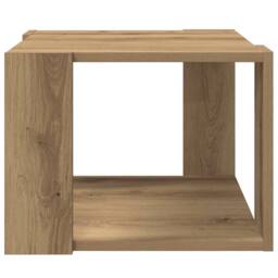 Berkfield Home Coffee Table Artisan Oak 40x40x30 cm Engineered Wood in Brown - Size: 40 x 40 x 30 cm - thumbnail 5