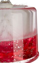 Orsina Floating Hearts Acrylic Hearts Toilet Brush Holder in Red - thumbnail 4