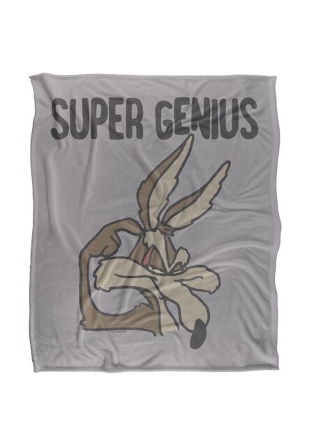 Warner Brothers Looney Tunes Officially Licensed Silky Touch Super Soft Throw Blanket 152 x 127 cm in White - image 1