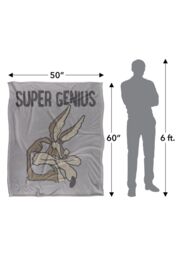 Warner Brothers Looney Tunes Officially Licensed Silky Touch Super Soft Throw Blanket 152 x 127 cm in White - thumbnail 5