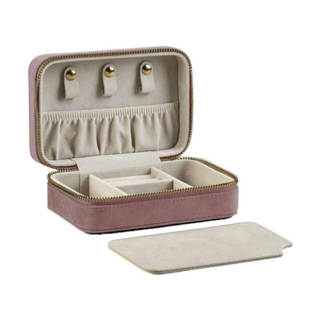 Bagbase Women's Travel Velvet Jewellery Box in Rose - image 1