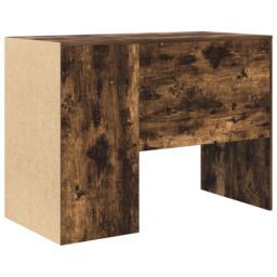 Berkfield Home Writing Desk Smoked Oak Engineered wood Medium Writing Desk in Brown - thumbnail 6
