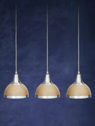 Orsina Vermont Three Shutter Shade Pendant Light in Cream - thumbnail 3