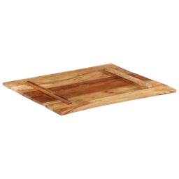 Berkfield Home Rectangular Table Top 70x80 cm 15-16 mm Solid Reclaimed Wood - thumbnail 3