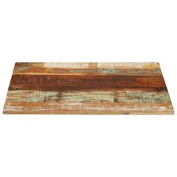 Berkfield Home Rectangular Table Top 70x80 cm 15-16 mm Solid Reclaimed Wood - thumbnail 2