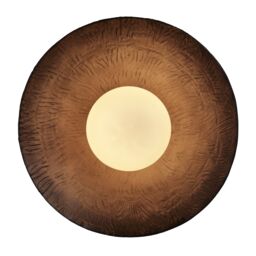 Industville Flume Diffuser Wall Light - 12 Inch in Bronze - Size: 12 inches - thumbnail 3