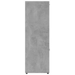 Berkfield Home Decorative Book Cabinet Concrete Grey 90x30x90 cm Engineered Wood - Size: 90 x 30 x 90 cm - thumbnail 7
