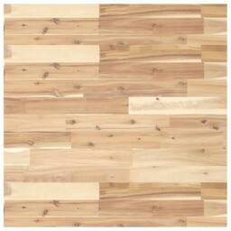 Berkfield Home Table Top Square 70x70x4 cm Solid Wood Acacia in Brown - Size: 70 x 70 x 4 cm - thumbnail 1