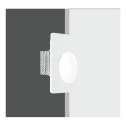 Netlighting ARIEL Recessed Wall Light White 12x18x5.5cm - Size: 12x18x5.5 cm - thumbnail 2