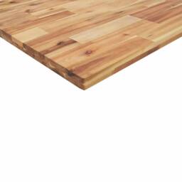 Berkfield Home Table Top Rectangular 160x50x4 cm Solid Wood Acacia in Brown - Size: 160 x 50 x 4 cm - thumbnail 9