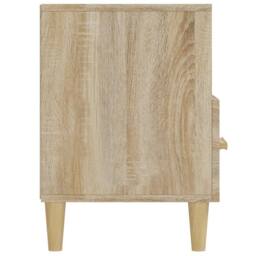 Berkfield Home TV Cabinet Sonoma Oak 102x36x50 cm Engineered Wood in Brown - Size: 102 x 36 x 50 cm - thumbnail 8
