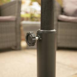 Harbour Housewares Concrete Garden Parasol Base - 12kg - Black - thumbnail 9