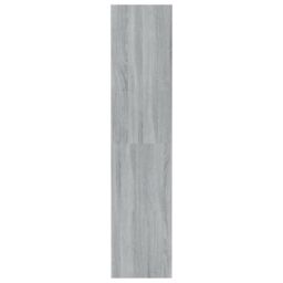 Berkfield Home Book Cabinet/Room Divider Grey Sonoma 80x30x135 cm Engineered Wood - Size: 80 x 30 x 135 cm - thumbnail 6