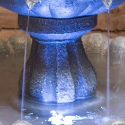 Primrose 3 Tier Cascading Water Feature 'Kendal' Lights Self Contained 48cm in Brown - thumbnail 4