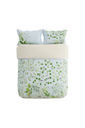 Sanderson 'Sycamore & Oak' Cotton Sateen Duvet Cover Set in Blue - Size: Double - thumbnail 4
