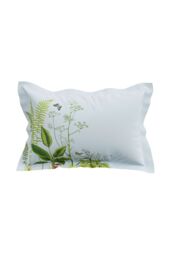 Sanderson 'Sycamore & Oak' Cotton Sateen Duvet Cover Set in Blue - Size: Double - thumbnail 3