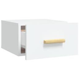 Berkfield Home Stunning Wall-mounted Bedside Cabinets 2 pcs White 35x35x20 cm - Size: 35 x 35 x 20 cm - thumbnail 7