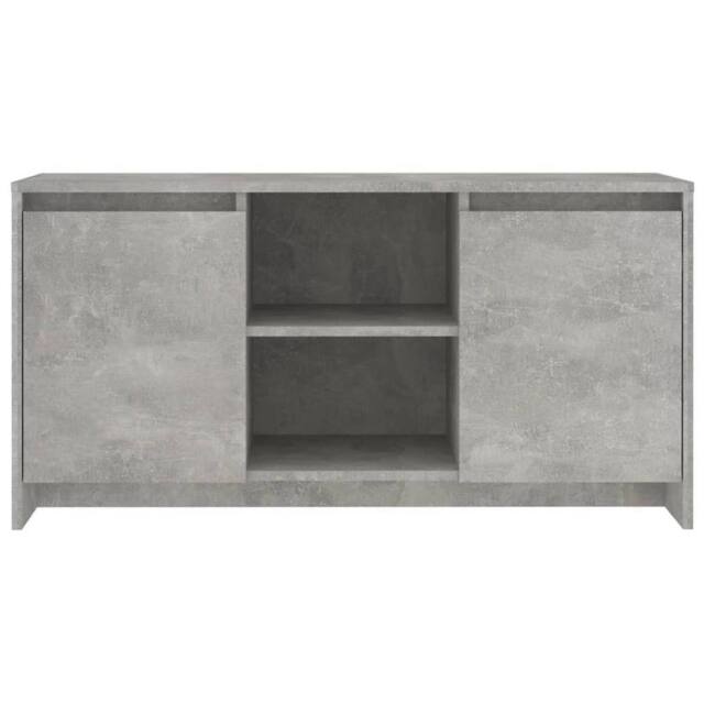 Berkfield Home TV Cabinet Concrete Grey 102x37.5x52.5 cm Engineered Wood - image 1
