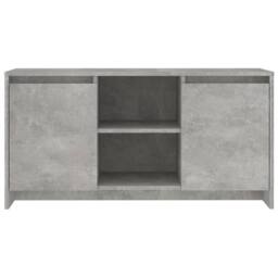 Berkfield Home TV Cabinet Concrete Grey 102x37.5x52.5 cm Engineered Wood - thumbnail 1