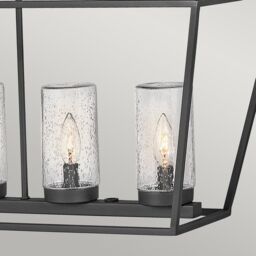 Netlighting Hinkley Alford Place Outdoor Pendant Ceiling Light Museum Black IP44 - thumbnail 3