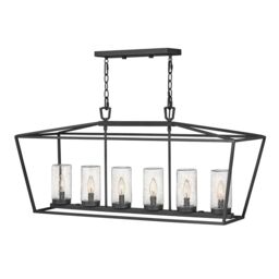 Netlighting Hinkley Alford Place Outdoor Pendant Ceiling Light Museum Black IP44 - thumbnail 1