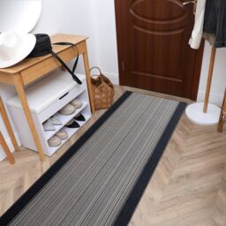 RugsX Anti-Slip Carnaby Runner in Grey - Size: 67 cm x 470 cm - thumbnail 3