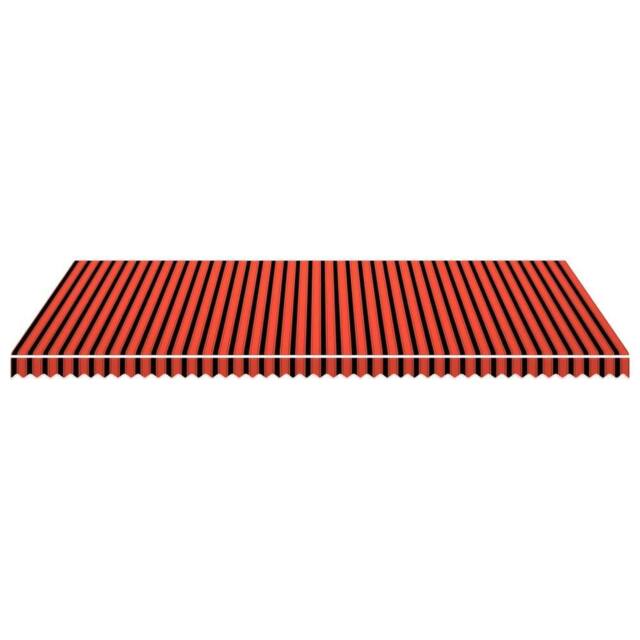 Berkfield Home Durable Awning Top Sunshade Canvas Orange & Brown 600x300 cm - image 1