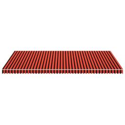 Berkfield Home Durable Awning Top Sunshade Canvas Orange & Brown 600x300 cm