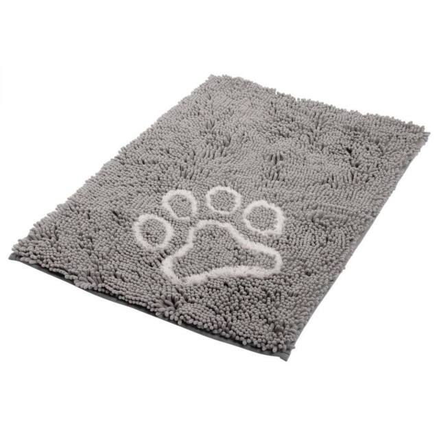 PAWNORA X-Small Indoor Dog Door Mat Easy Clean in Grey - Size: 40 cm x 50 cm - image 1