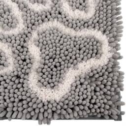 PAWNORA X-Small Indoor Dog Door Mat Easy Clean in Grey - Size: 40 cm x 50 cm - thumbnail 3