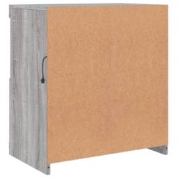 Berkfield Home Sideboard with LED Lights Grey Sonoma 60x37x67 cm - Size: 60 x 37 x 67 cm - thumbnail 9