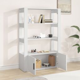 Berkfield Home Sideboard White 80x30x119.5 cm Engineered Wood - thumbnail 3